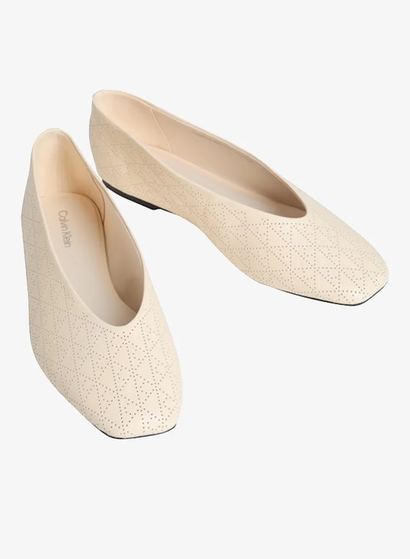 CALVIN KLEIN Liliana - Leather Logo Ballerinas